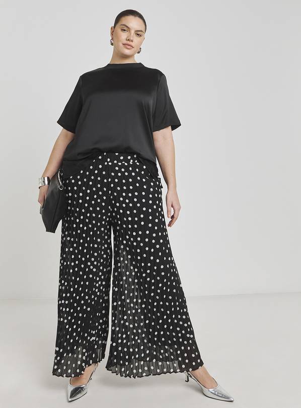 SIMPLY BE Pleated Wide Leg Trousers 20